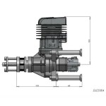 New DLE55RA Gasoline Engine 55CC for Model Airplane